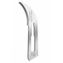 Swann Morton Sterile Surgical Blade in Stainless Steel No. 12 (0304)